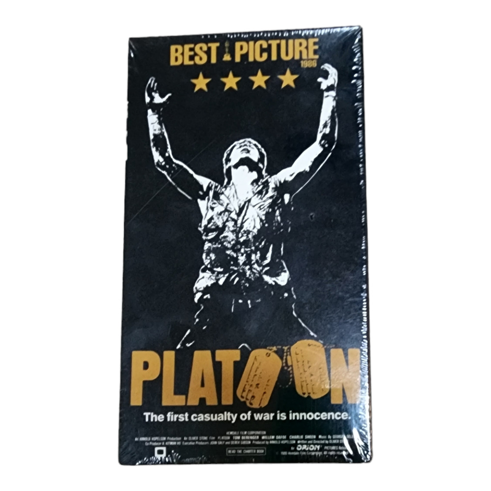 Platoon New VHS Factory Sealed 1988